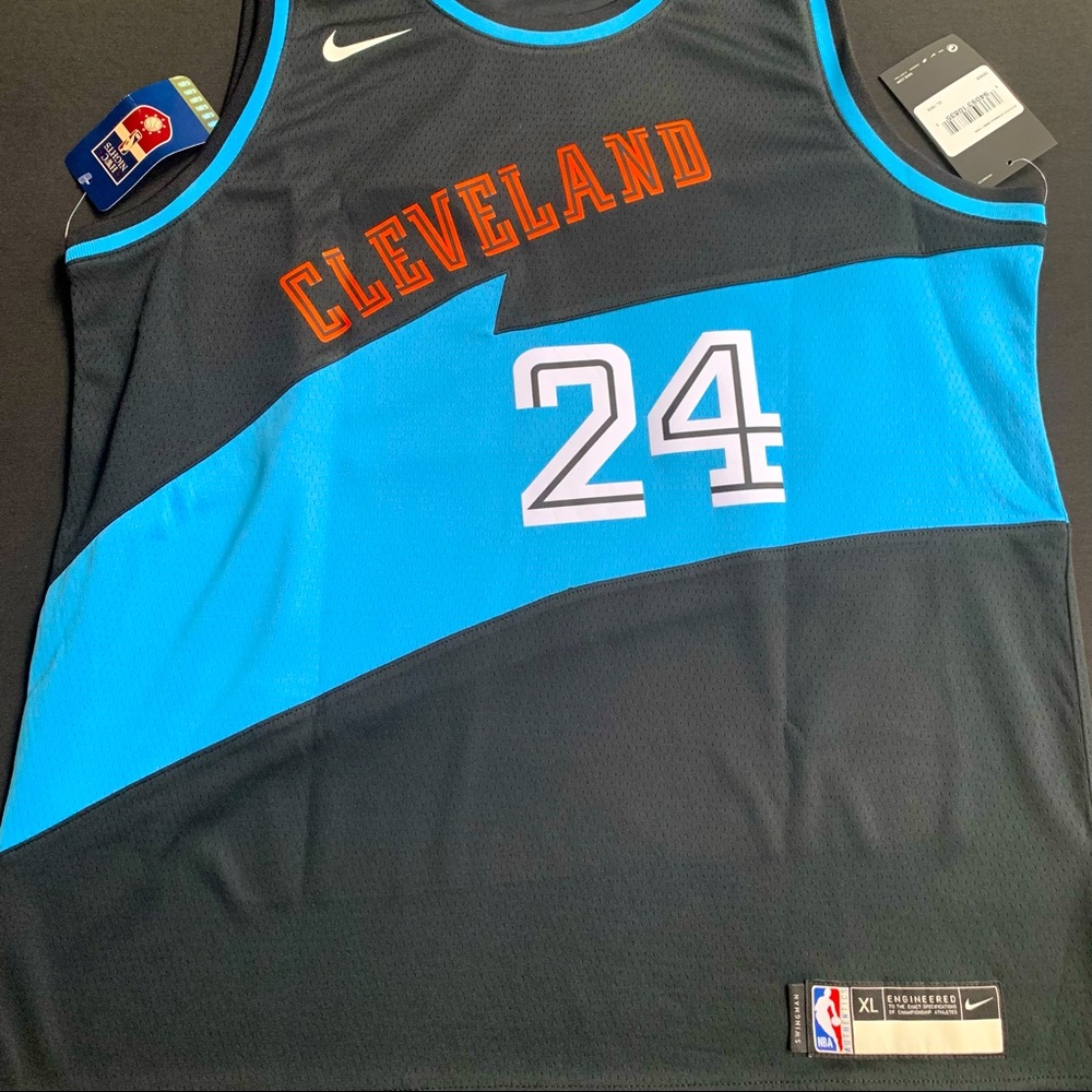 Rare NWT Nike Swingman NBA Larry Nance Jr Cleveland Cavaliers #24 Throwback Kobe - Picture 4 of 6